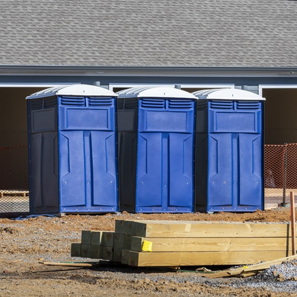 is there a specific order in which to place multiple porta potties in Western Lake